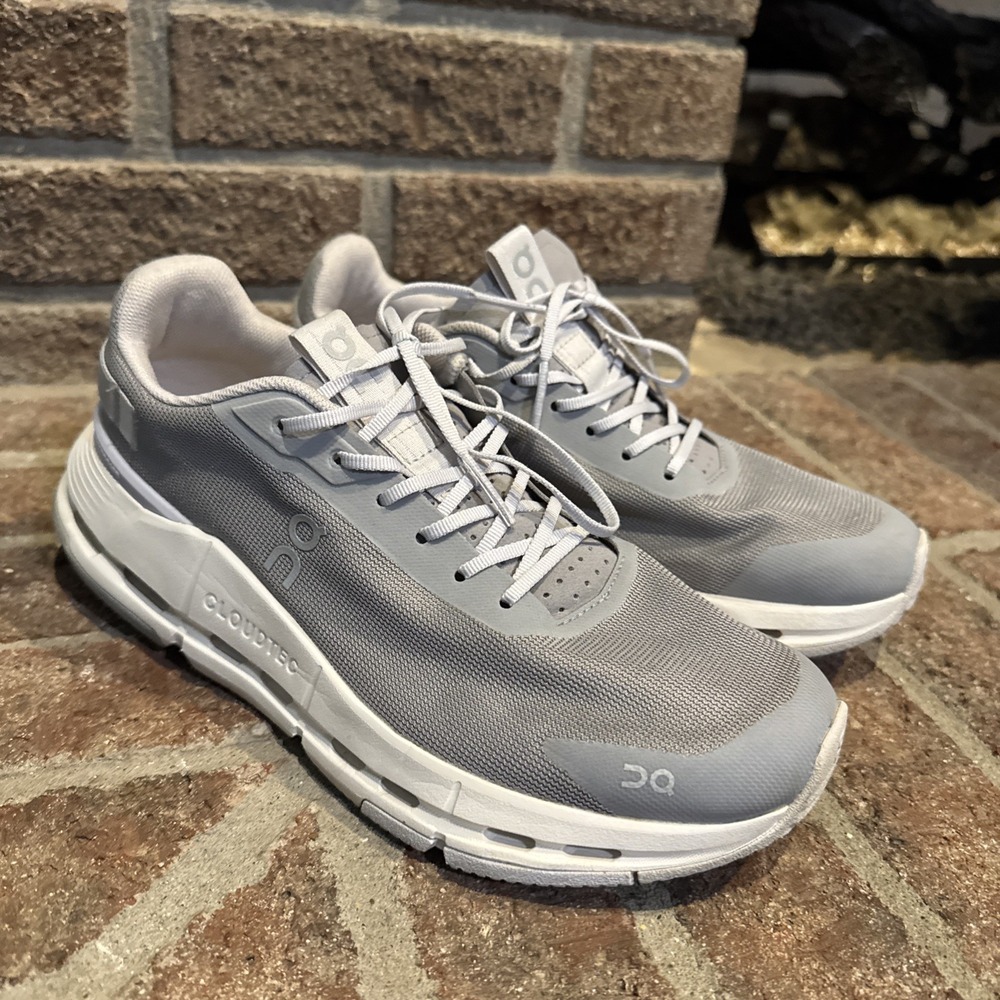 On Cloud Cloudnova Form 2 Fog Lavender Gray Running Sneaker 3WE30173242 Sz 7.5